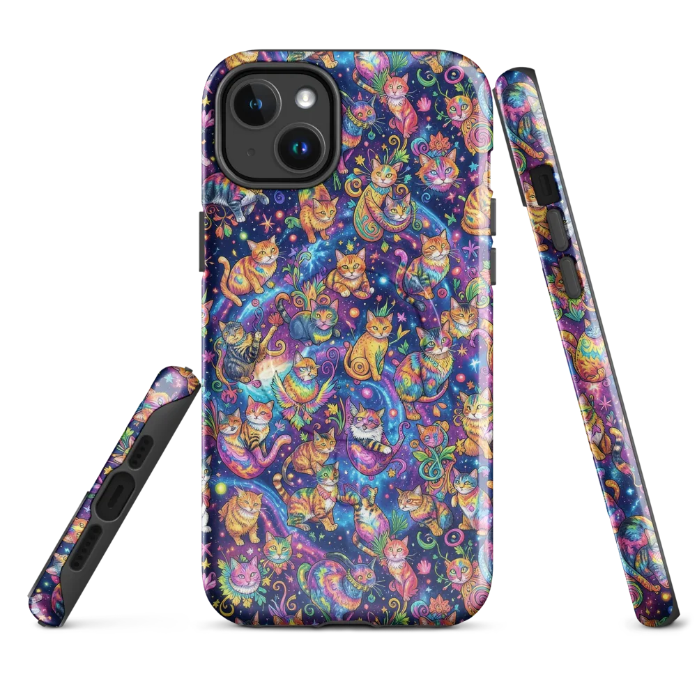 Cosmic Cat Carnival on MagSafe Tough Case for iPhone® — Front