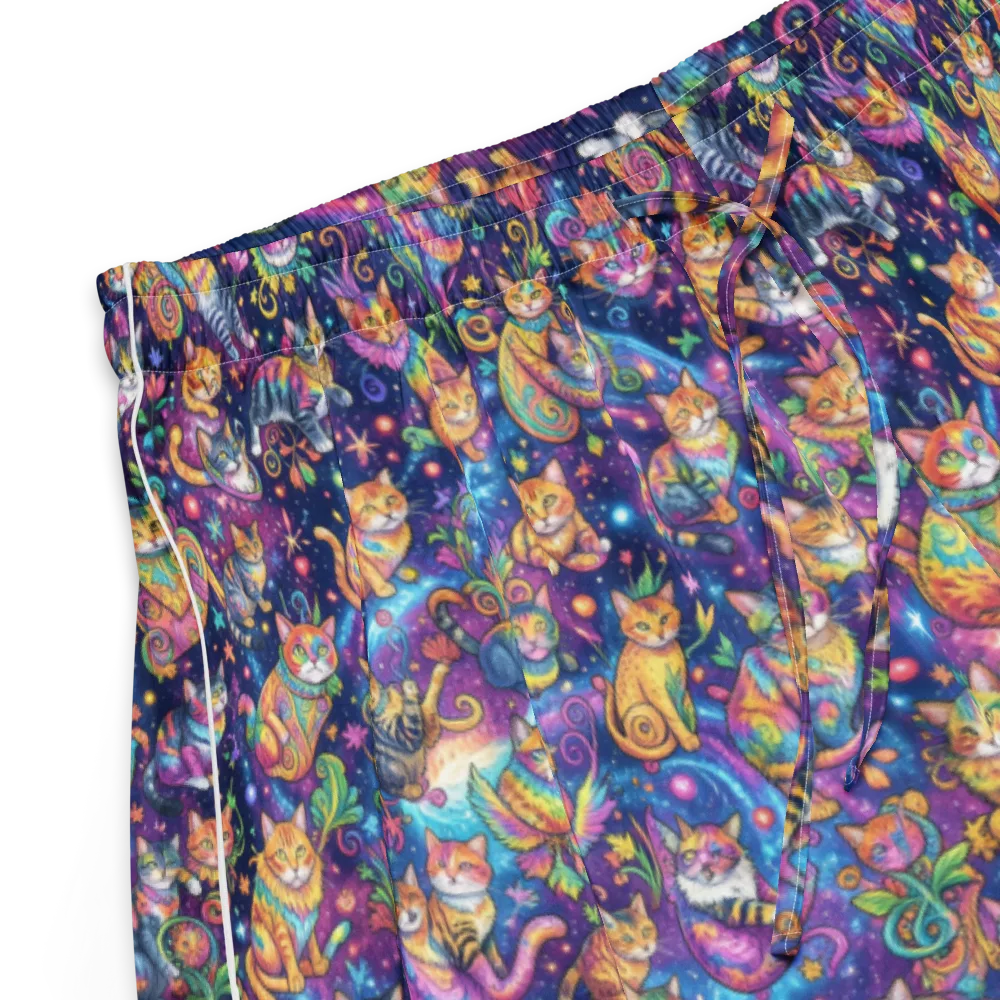 Cosmic Cat Carnival on Women's Pajama Shorts — Product details