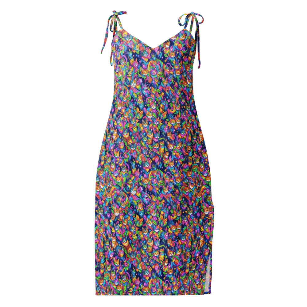 Cosmic Catacomb on Slip Dress — Front