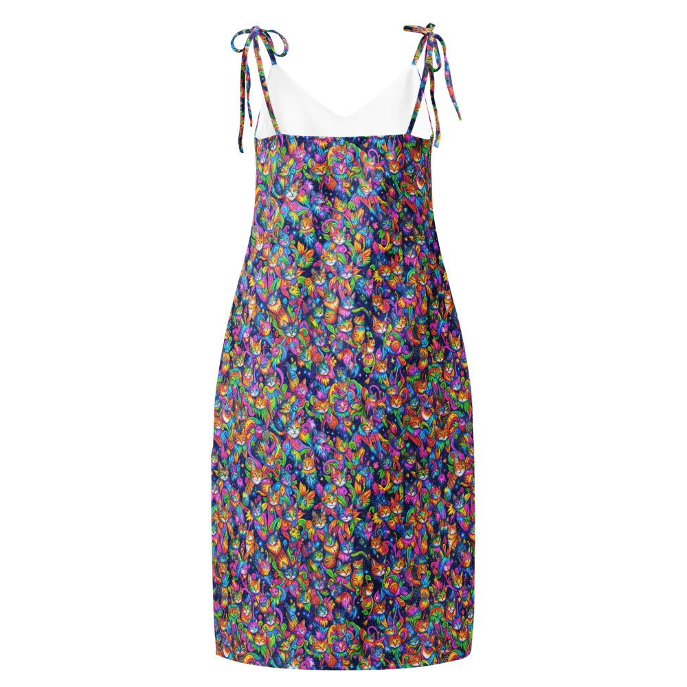 Cosmic Catacomb on Slip Dress — Back