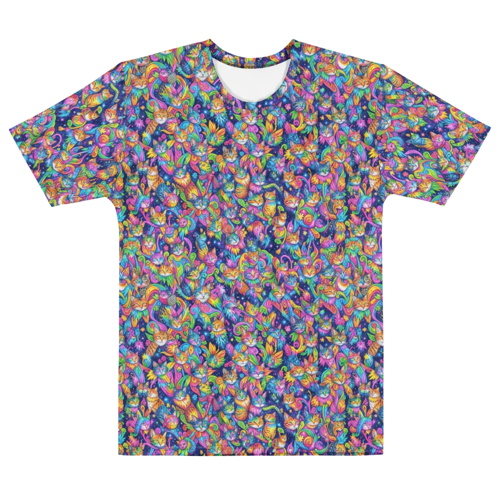 Cosmic Catacomb on Men's Cotton Crew Neck T-Shirt — Front