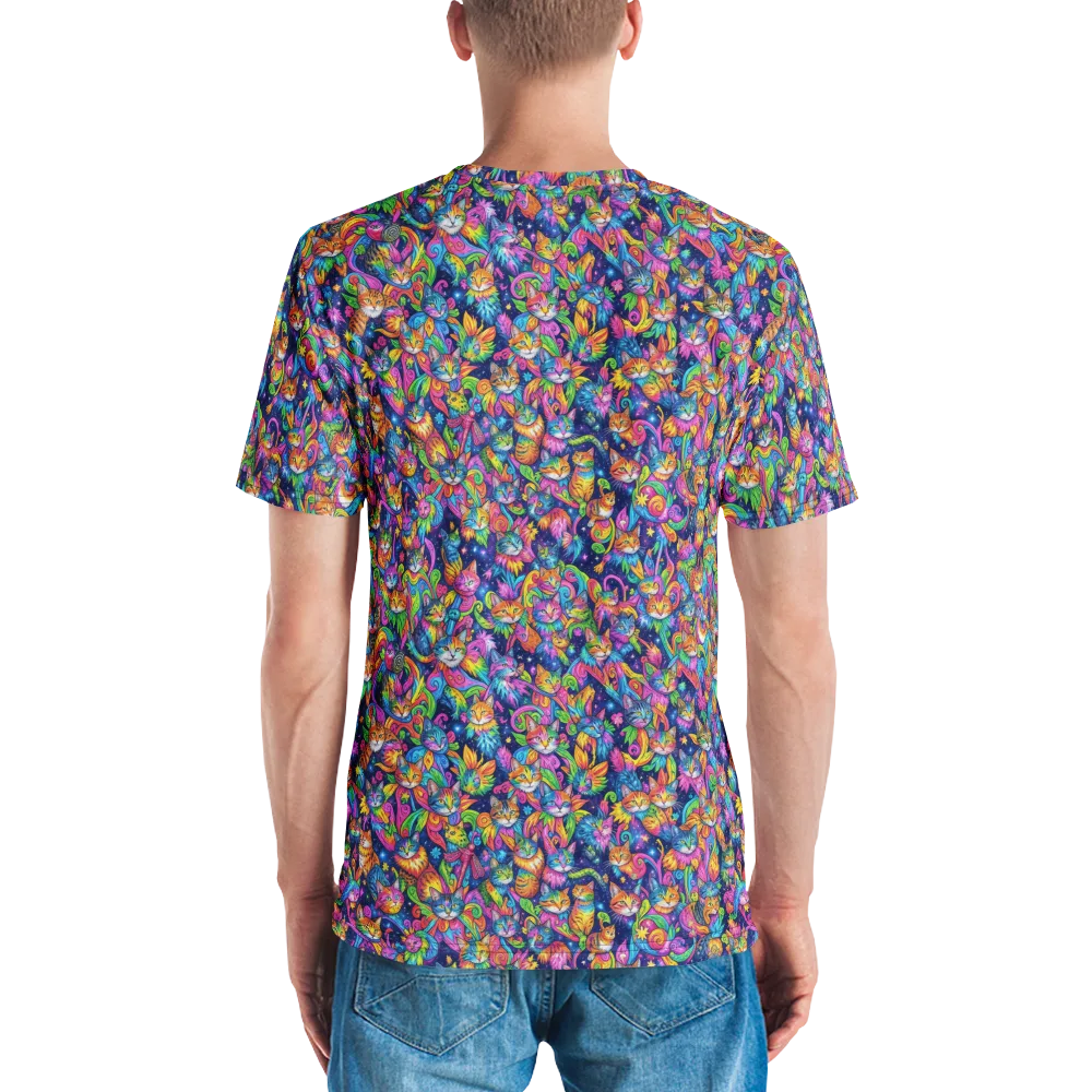 Cosmic Catacomb on Men's Crew Neck T-Shirt — Back