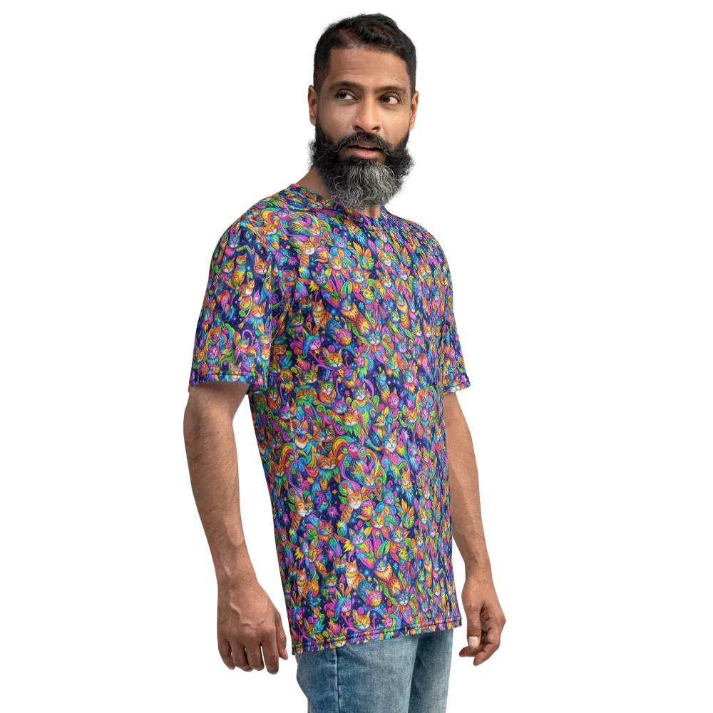 Cosmic Catacomb on Men's Crew Neck T-Shirt — Right