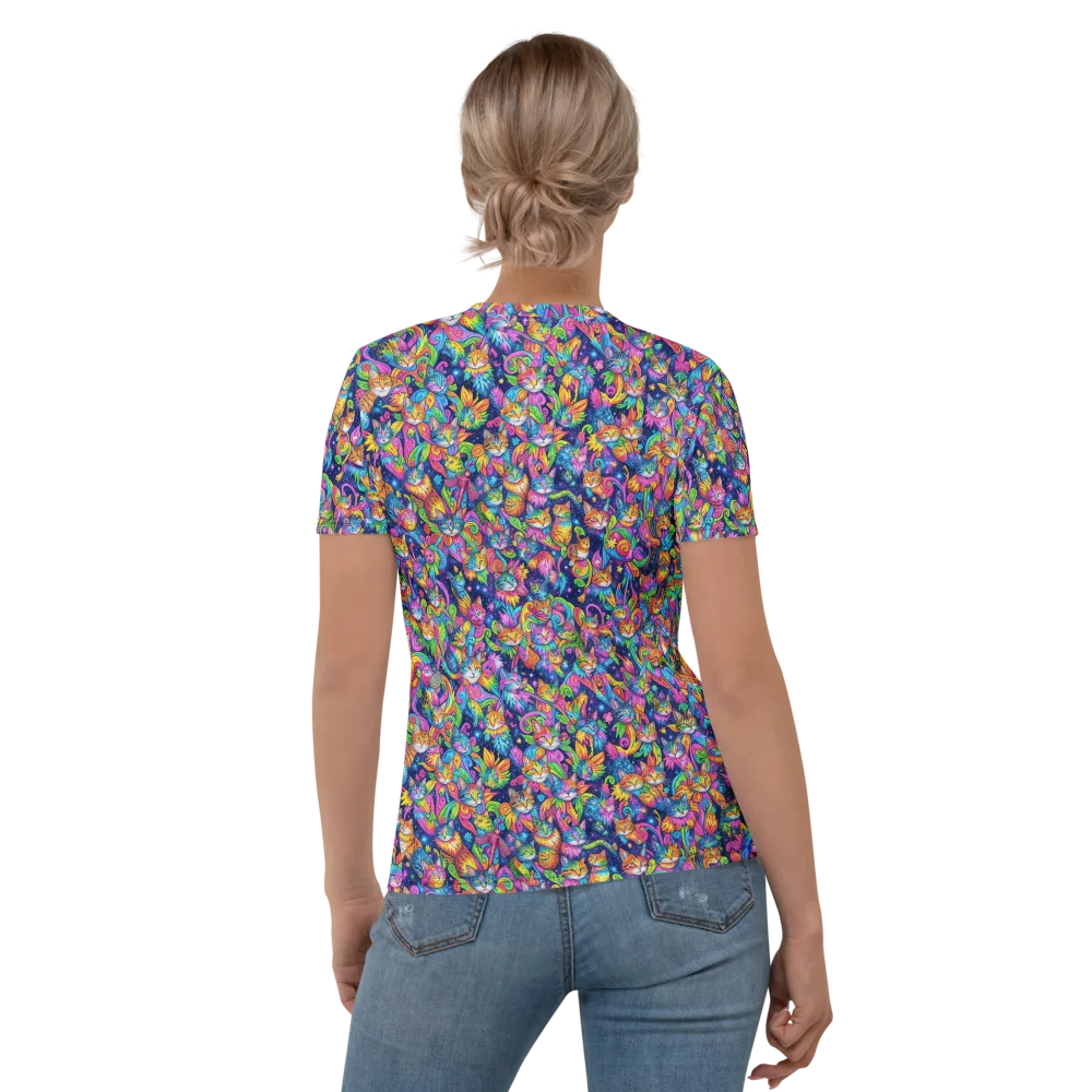 Cosmic Catacomb on Women's Crew Neck T-Shirt — Back