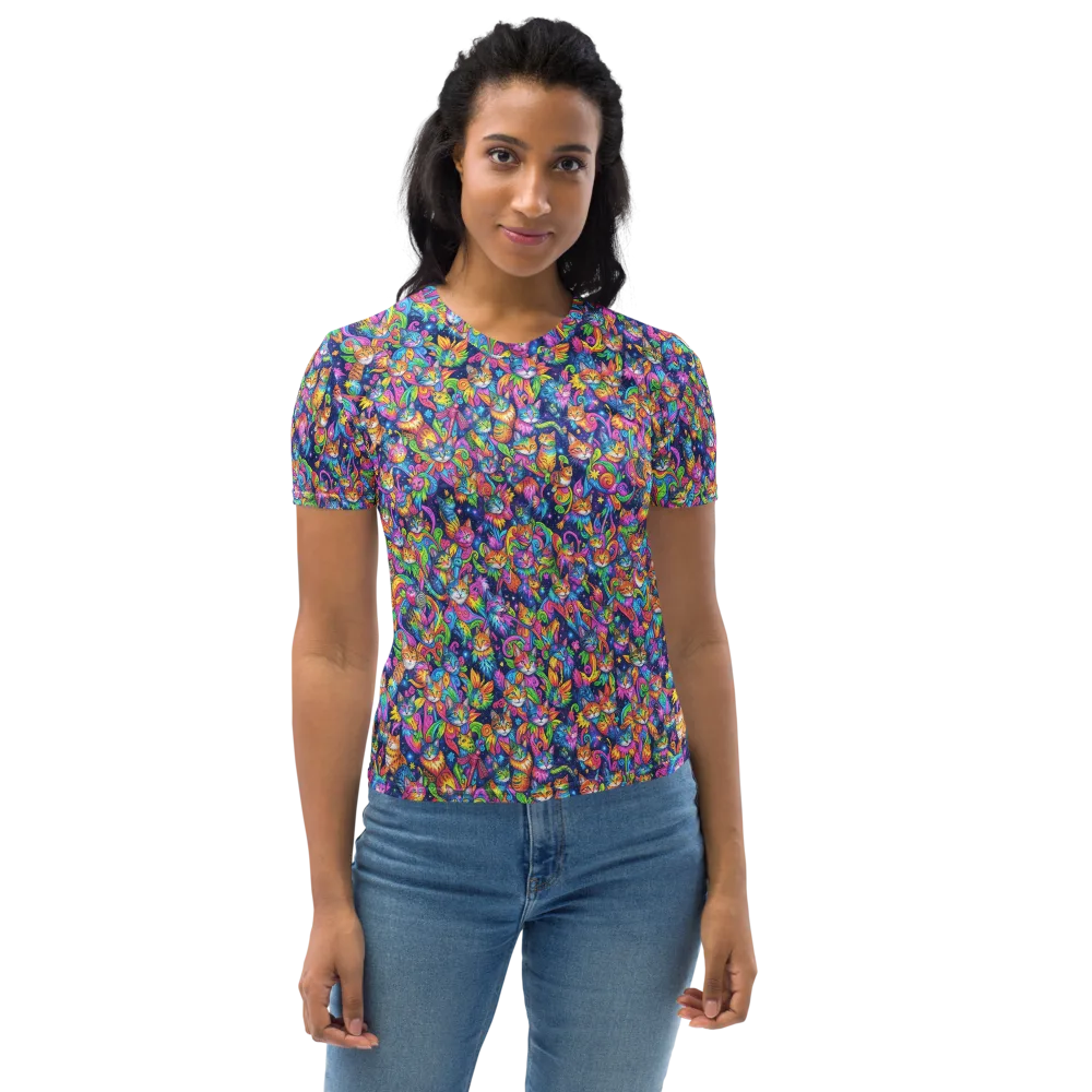 Cosmic Catacomb on Women's Crew Neck T-Shirt — Front