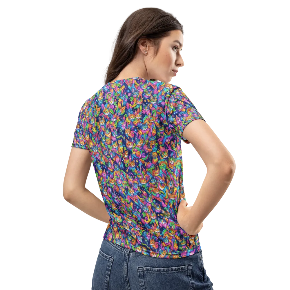 Cosmic Catacomb on Women's Crew Neck T-Shirt — Back