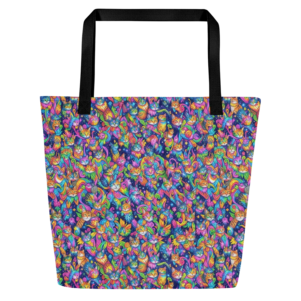 Cosmic Catacomb on Large Tote Bag W/ Pocket — Front