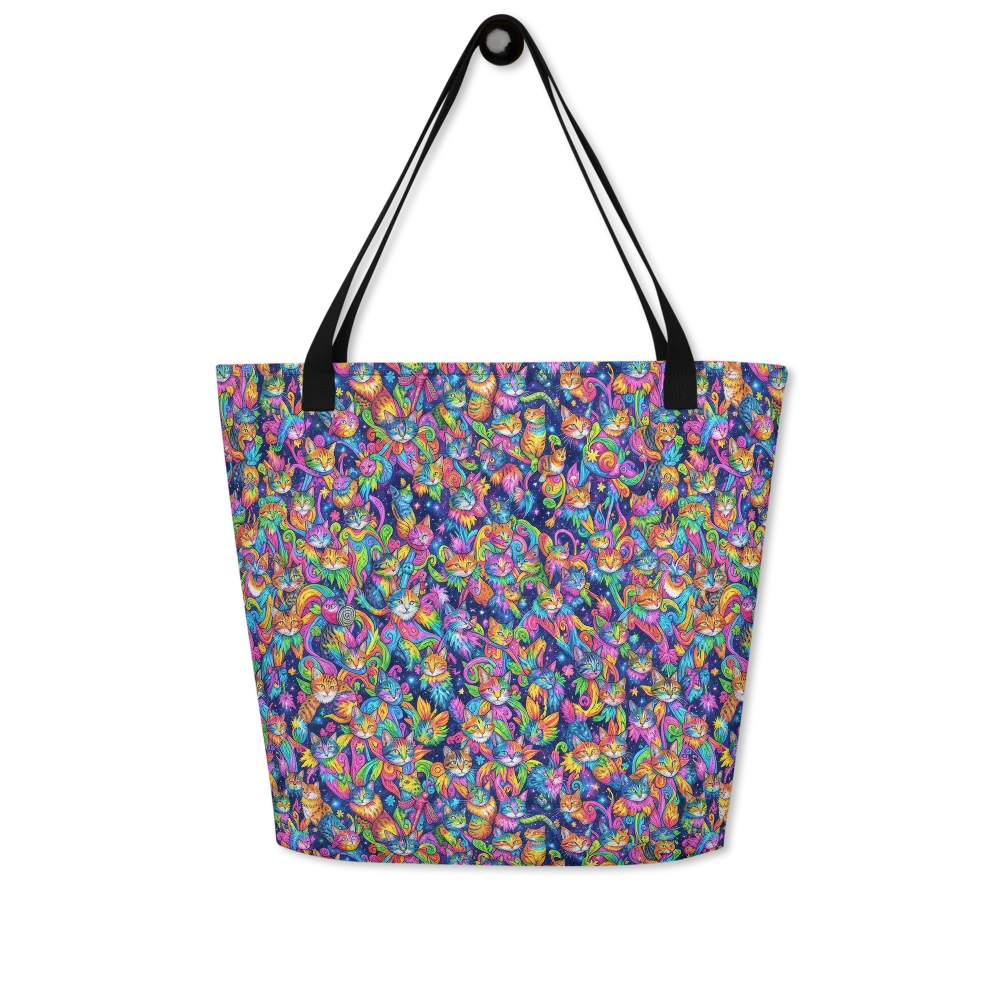 Cosmic Catacomb on Large Tote Bag W/ Pocket — Front