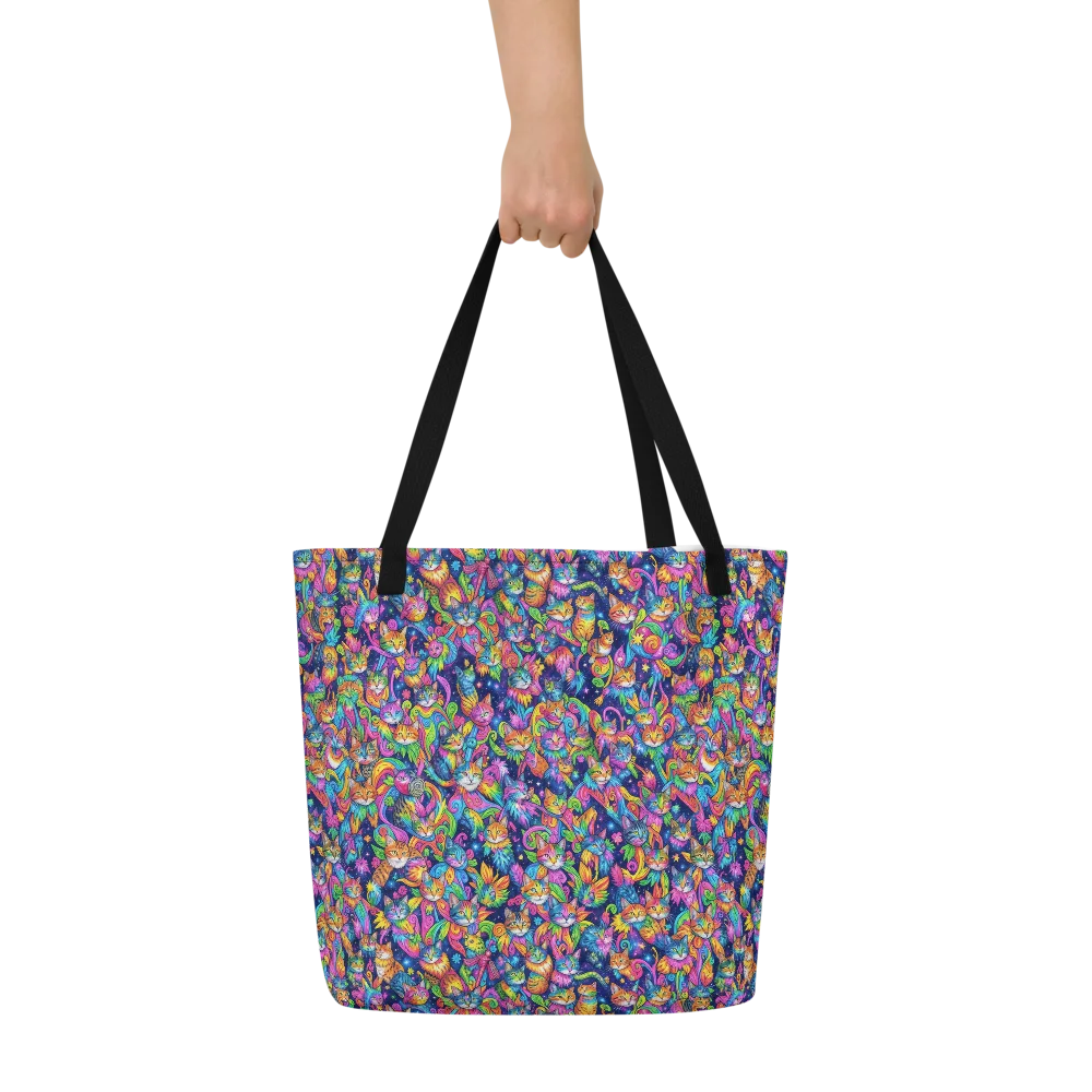 Cosmic Catacomb on Large Tote Bag W/ Pocket — Front