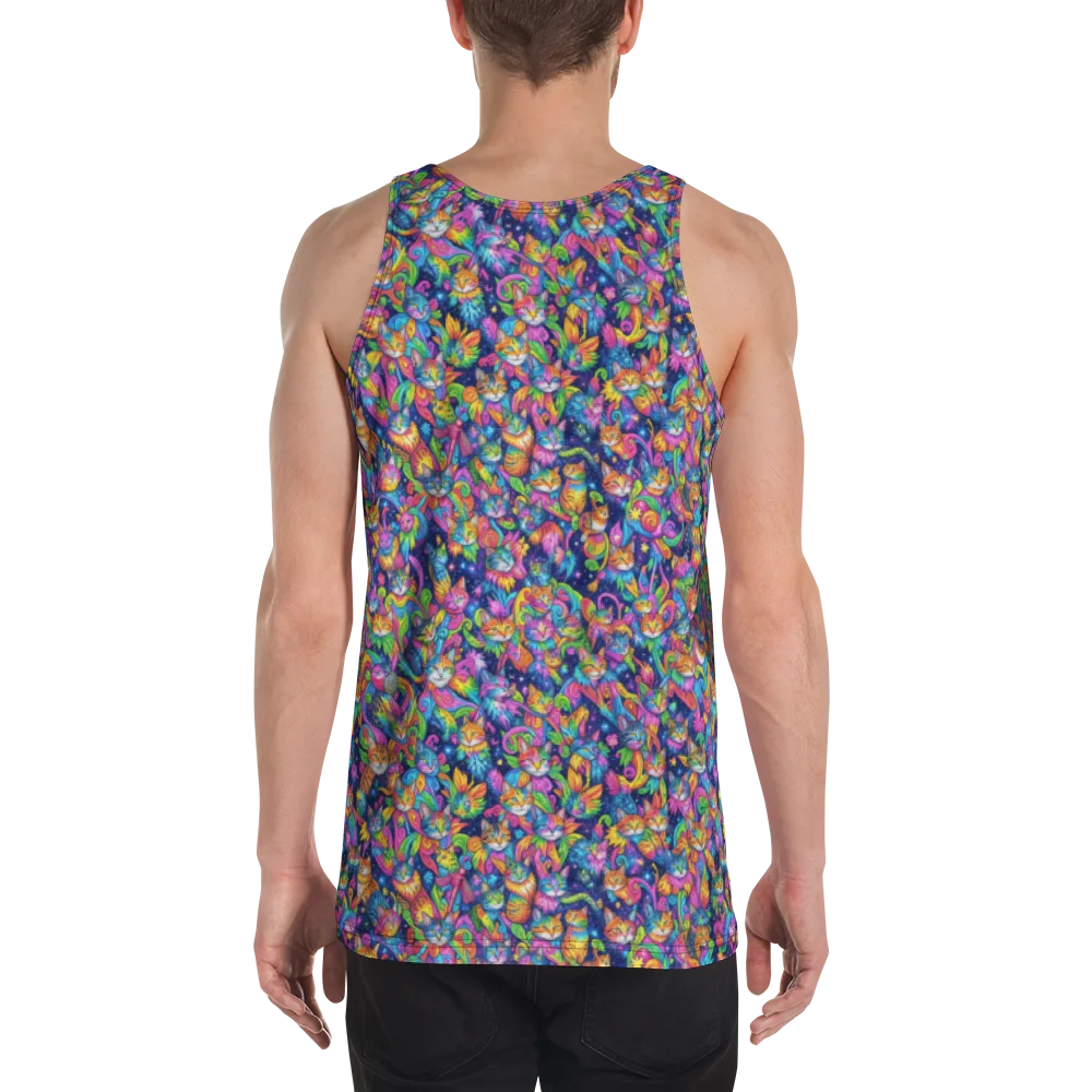 Cosmic Catacomb on Men's Tank Top — Back