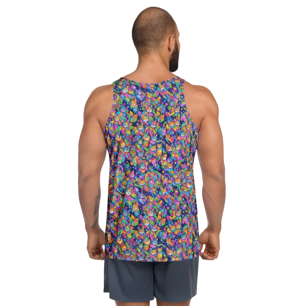 Cosmic Catacomb on Men's Tank Top — Back