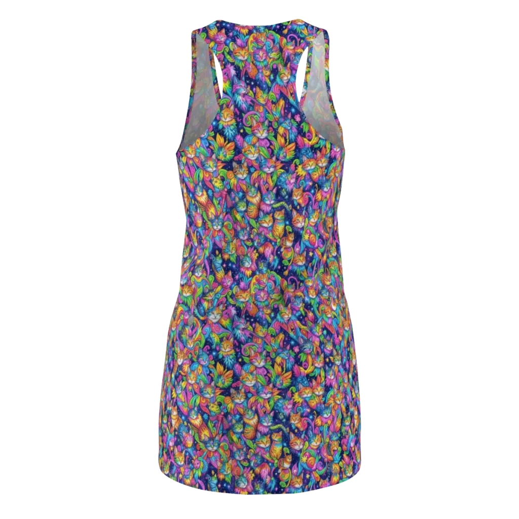 Cosmic Catacomb on Racerback Dress — Back