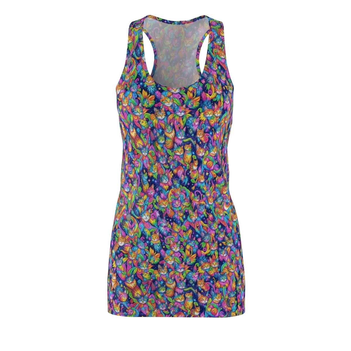 Cosmic Catacomb on Racerback Dress — Front