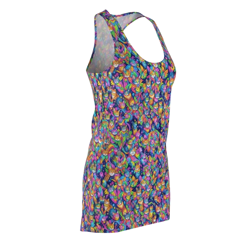 Cosmic Catacomb on Racerback Dress — Front Side