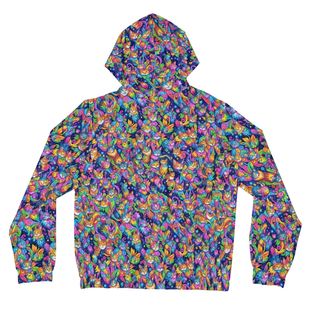 Cosmic Catacomb on Women's Full-Zip Hoodie — Back