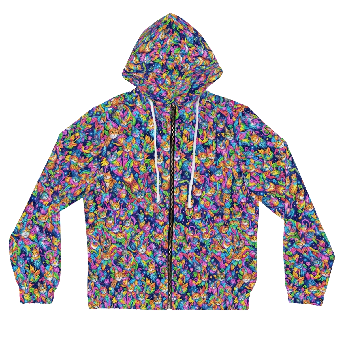 Cosmic Catacomb on Women's Full-Zip Hoodie — Front