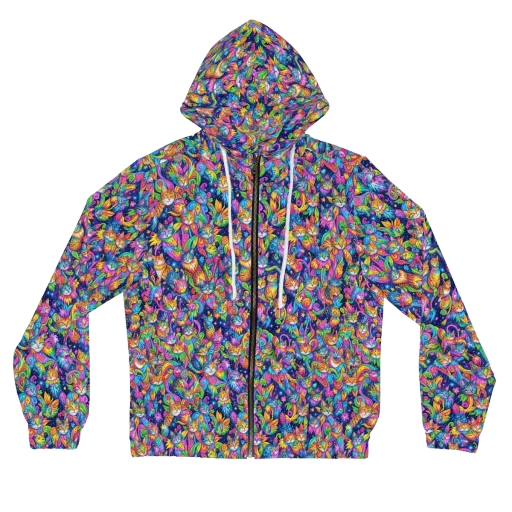 Cosmic Catacomb on a Women's Full-Zip Hoodie