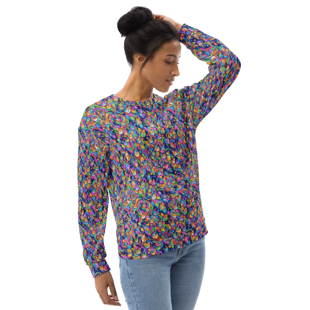 Cosmic Catacomb on Sweatshirt — Right Front