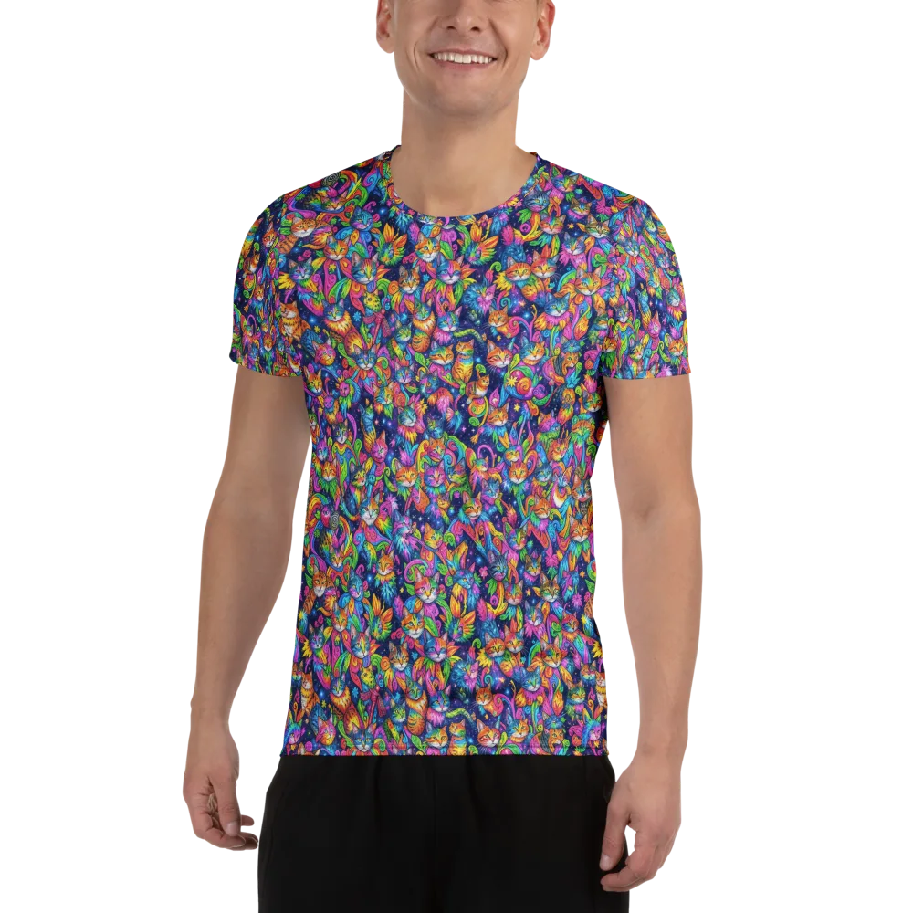 Cosmic Catacomb on Men's Athletic T-Shirt — Front