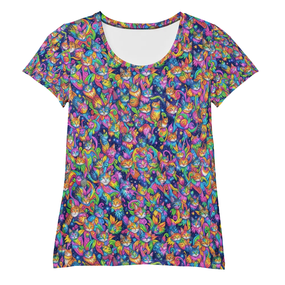 Cosmic Catacomb on Women's Athletic T-Shirt — Front