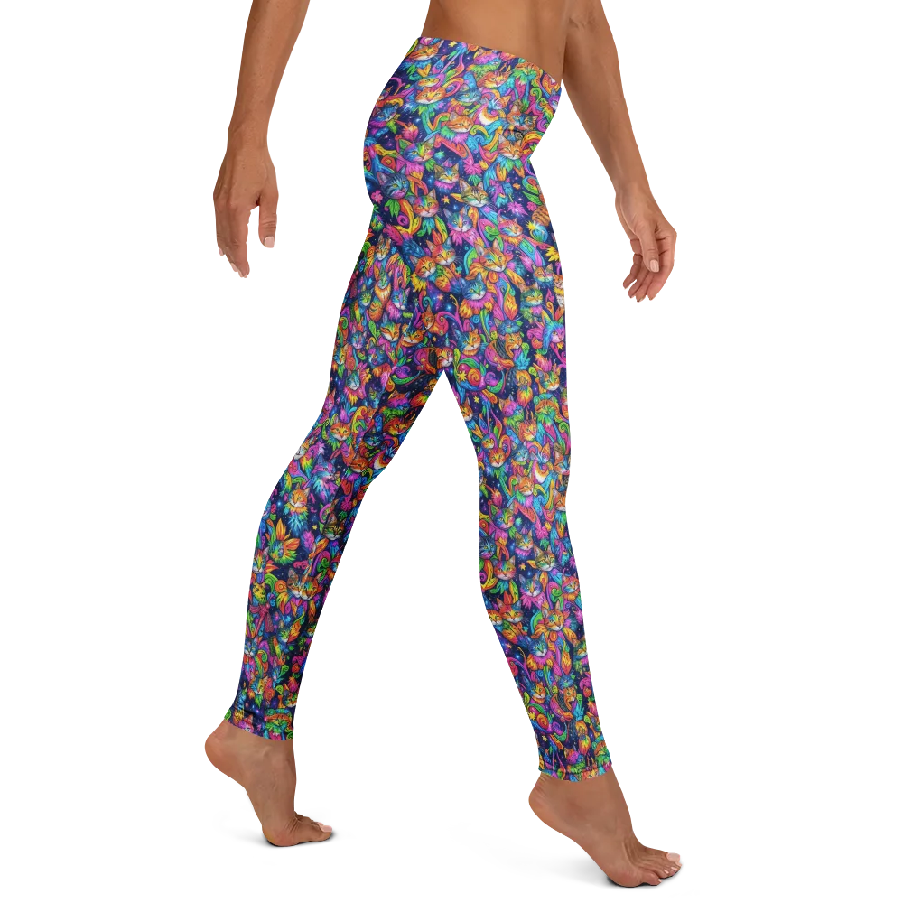 Cosmic Catacomb on Leggings — Right