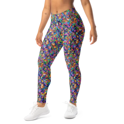 Cosmic Catacomb on a Leggings