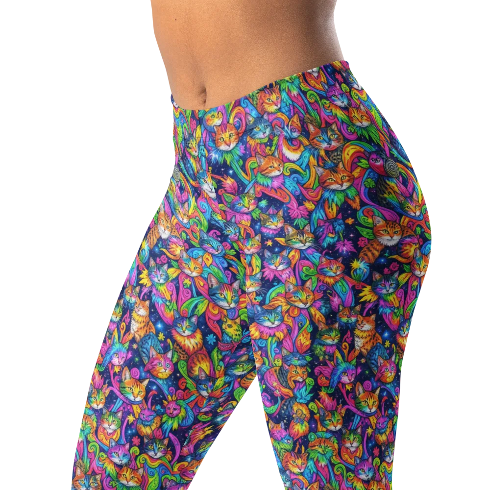 Cosmic Catacomb on Leggings — Left Front