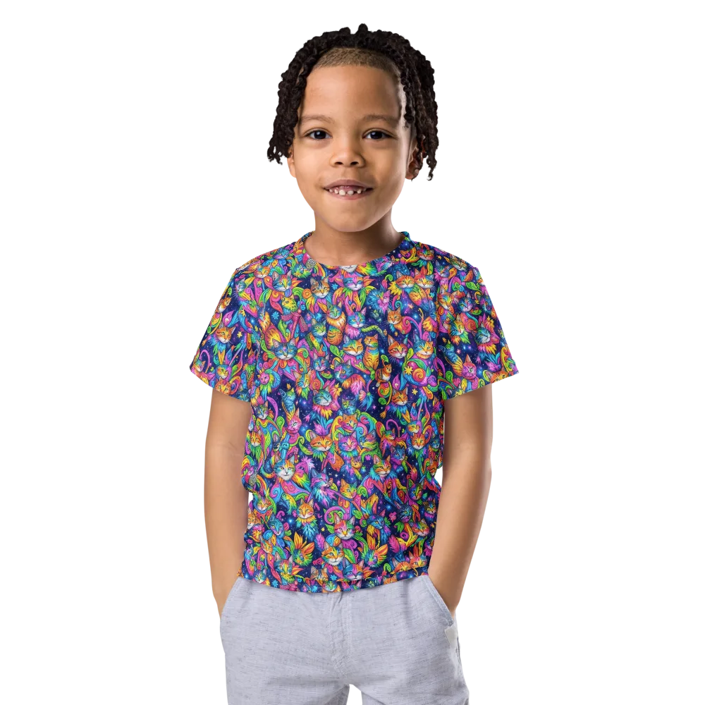 Cosmic Catacomb on Kids Crew Neck T-Shirt — Front