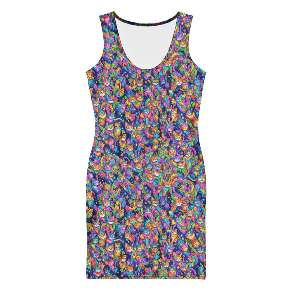 Cosmic Catacomb on Bodycon Dress — Front