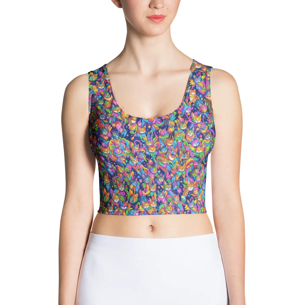 Cosmic Catacomb on Crop Top — Front
