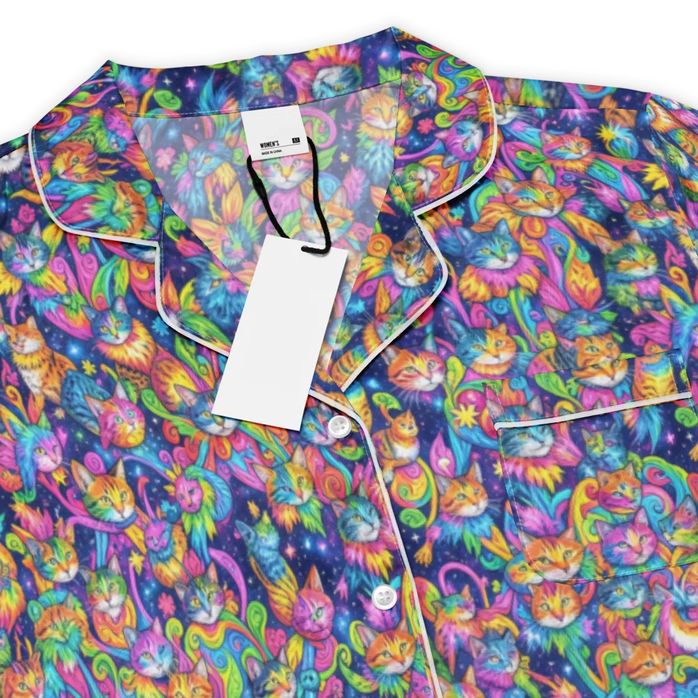 Cosmic Catacomb on Women's Short Sleeve Pajama Top — Product details
