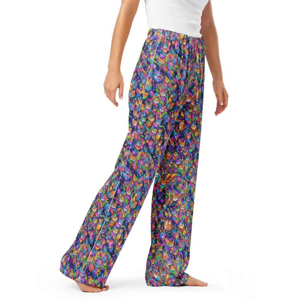 Cosmic Catacomb on Women's Pajama Pants — Right Front