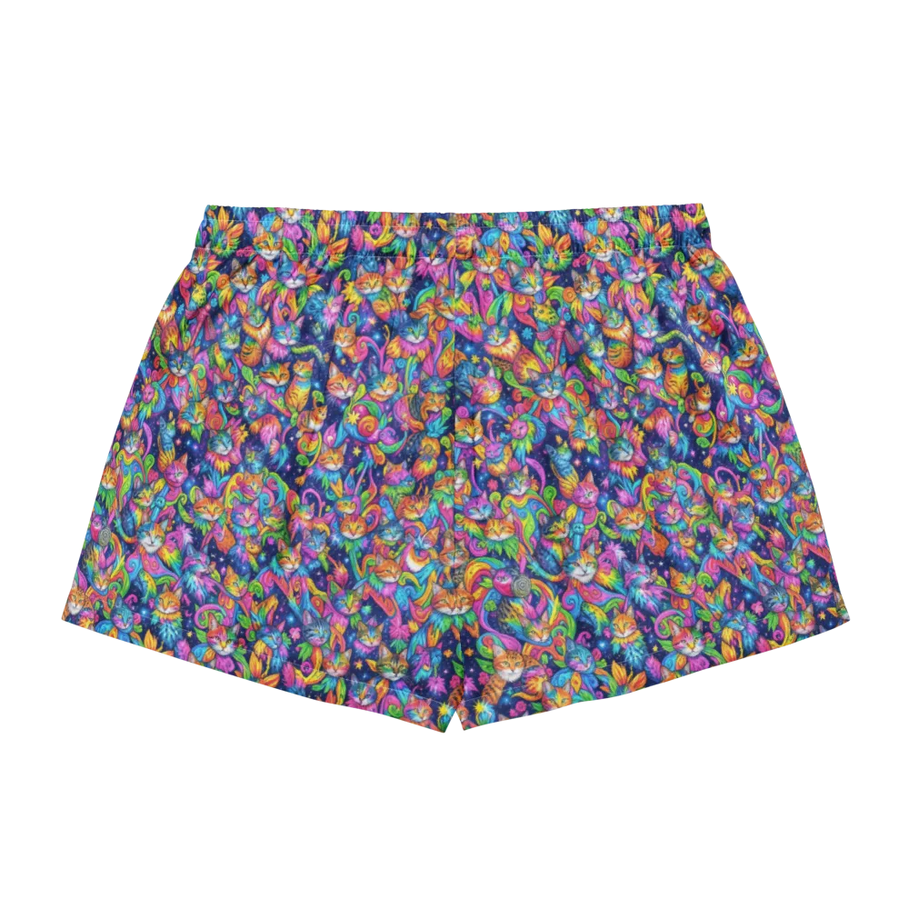 Cosmic Catacomb on Women's Pajama Shorts — Back