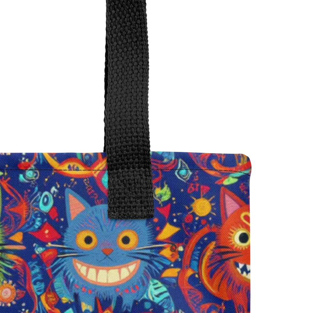 Grinning Cat Carnival on Tote Bag — Product details