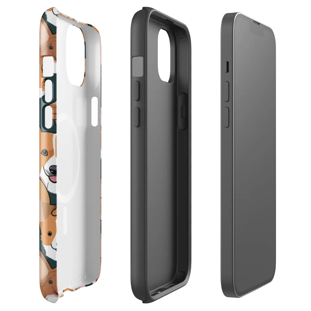 Paws in Formation on MagSafe Tough Case for iPhone® — Front