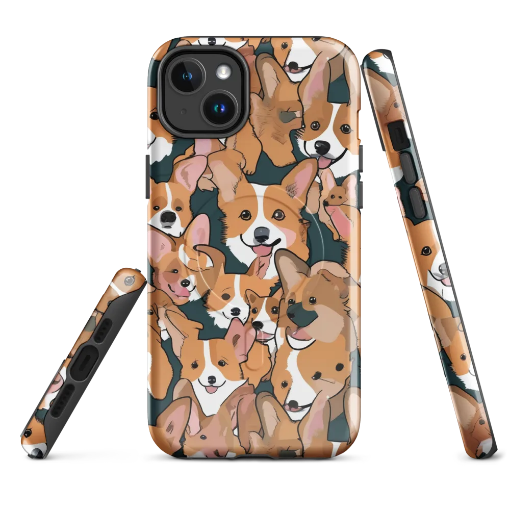 Paws in Formation on MagSafe Tough Case for iPhone® — Front