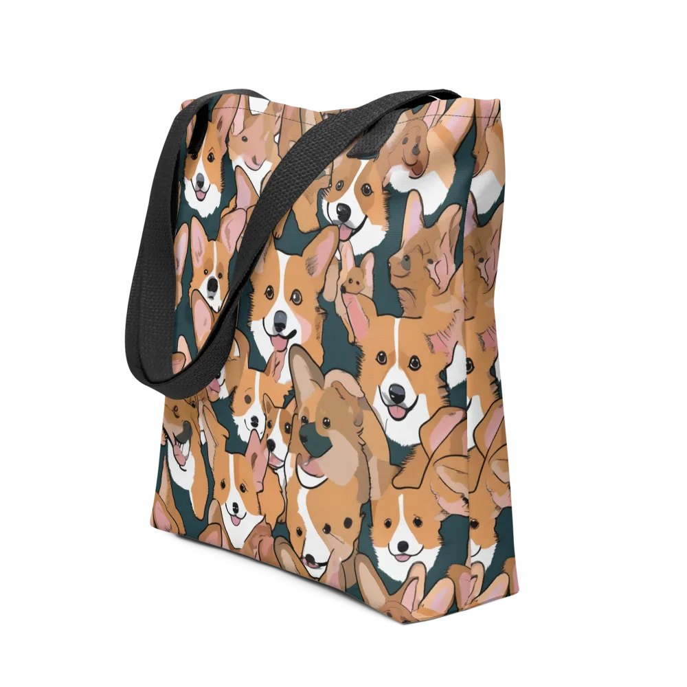 Paws in Formation on Tote Bag — Front