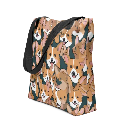 Paws in Formation on a Tote Bag