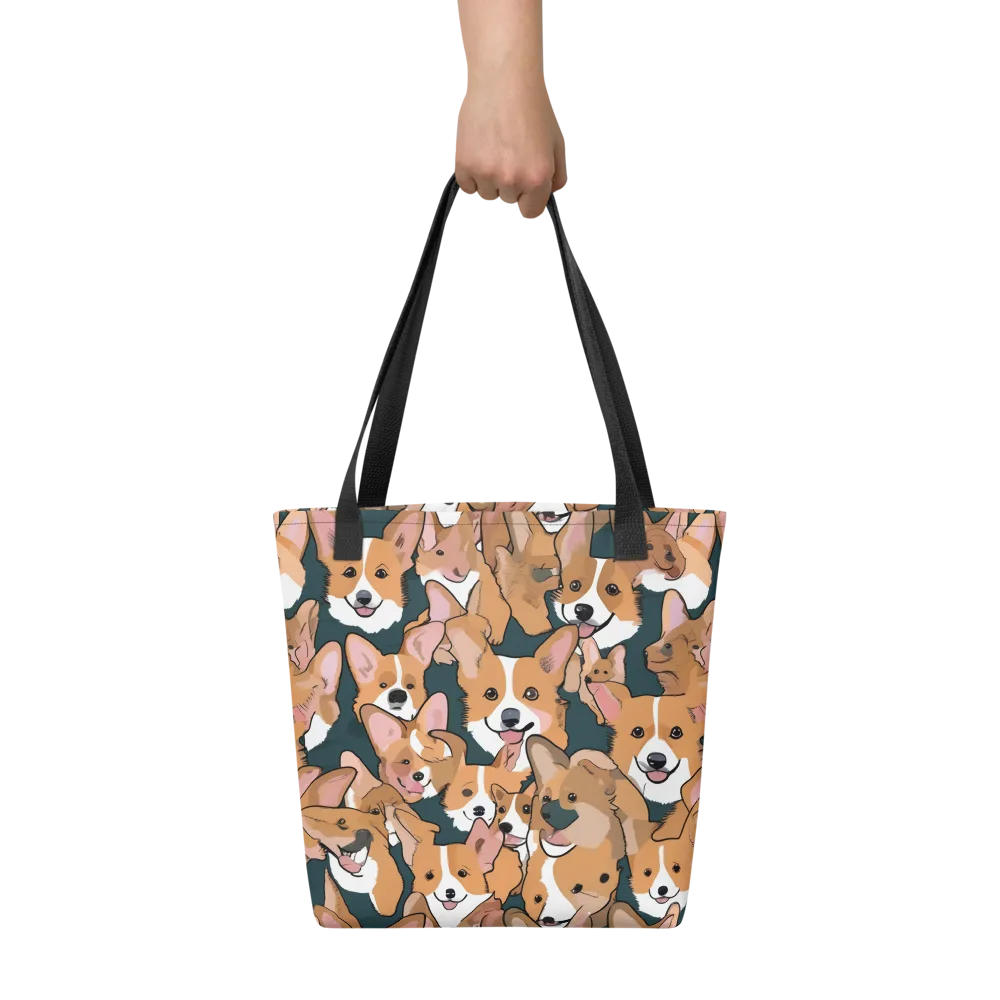 Paws in Formation on Tote Bag — Front