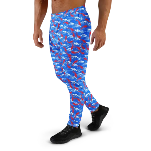 Crimson Koi Current on a Men's Joggers