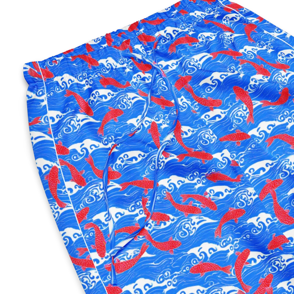 Crimson Koi Current on Women's Pajama Pants — Product details
