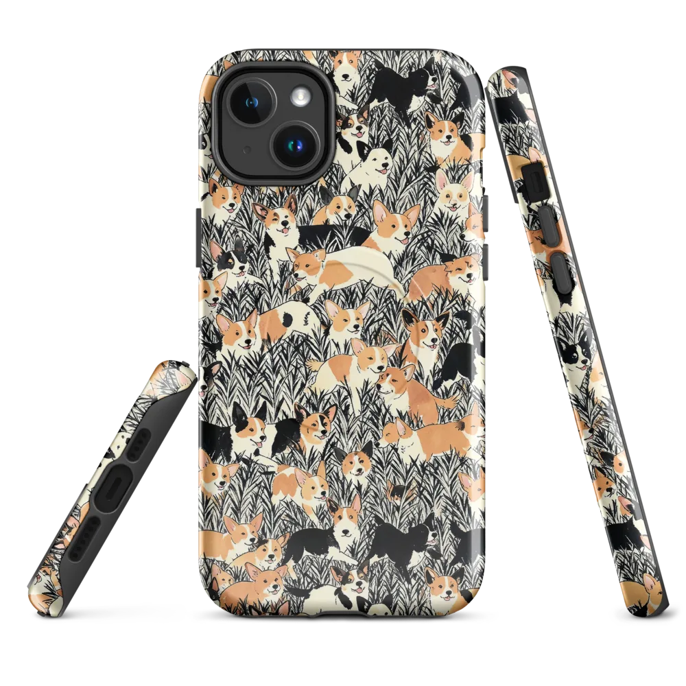 Corgi Country on MagSafe Tough Case for iPhone® — Front