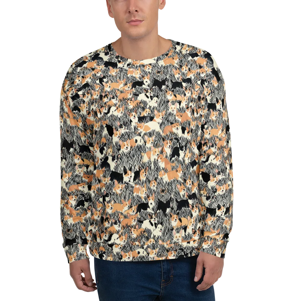 Corgi Country on Sweatshirt — Front