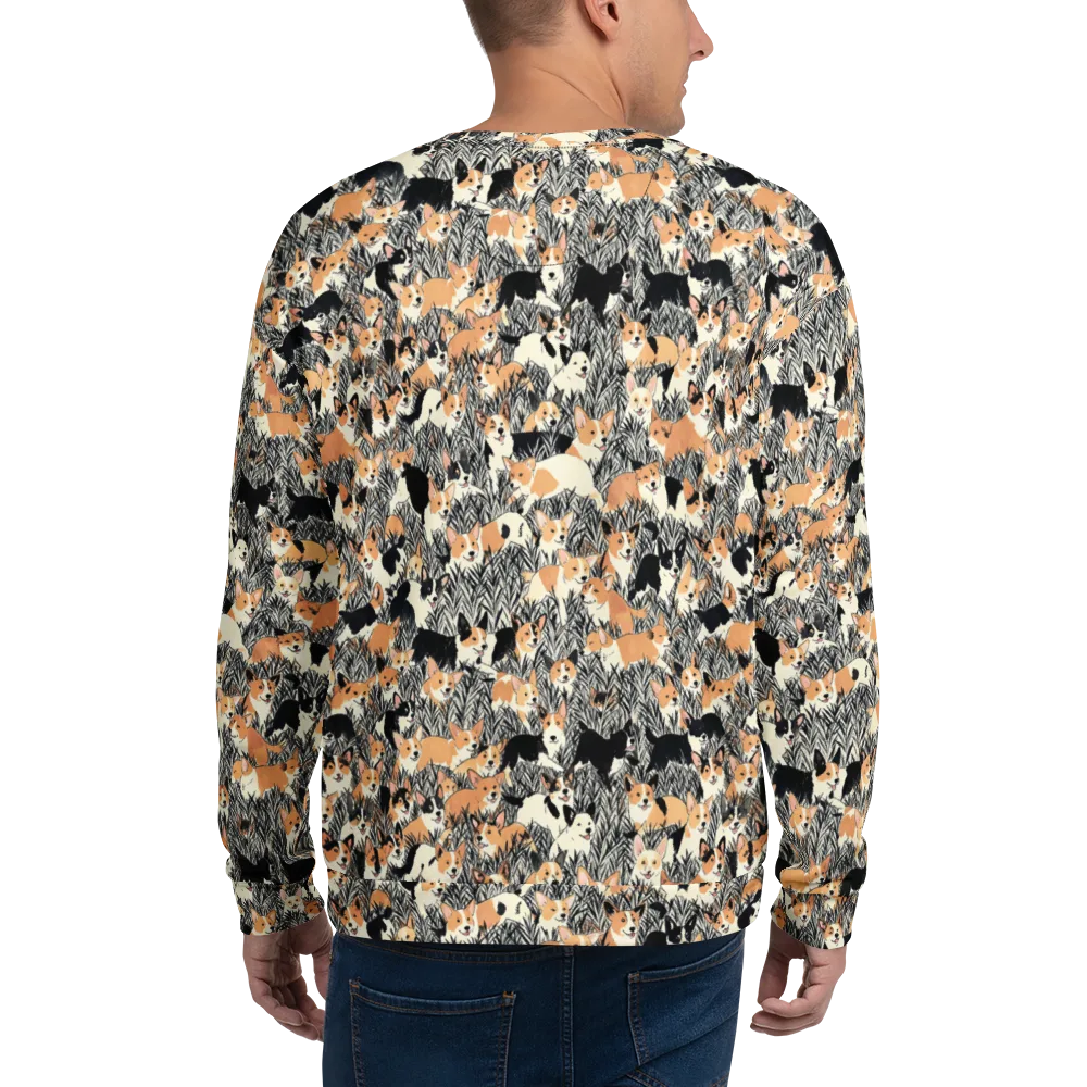 Corgi Country on Sweatshirt — Back