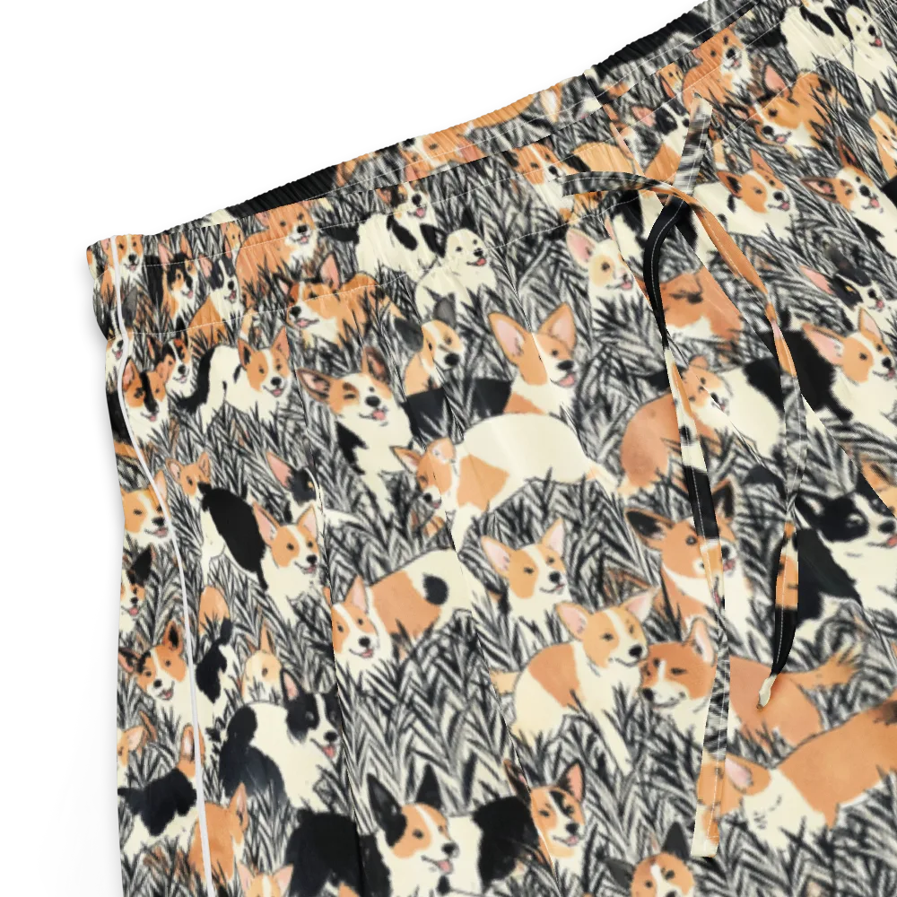Corgi Country on Women's Pajama Shorts — Product details