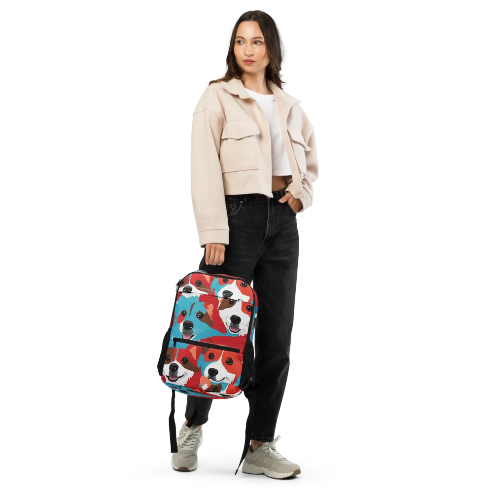 Pawsitive Color on Utility Backpack — Front