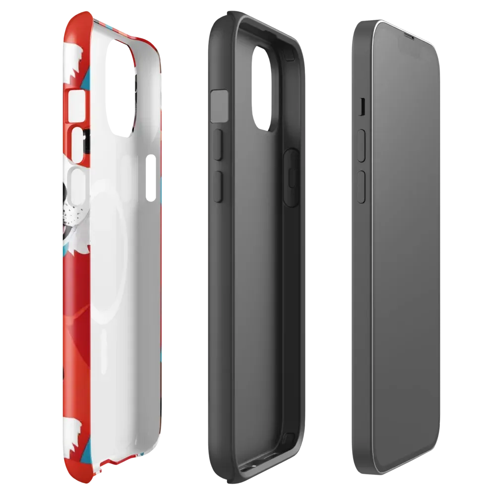 Pawsitive Color on MagSafe Tough Case for iPhone® — Front