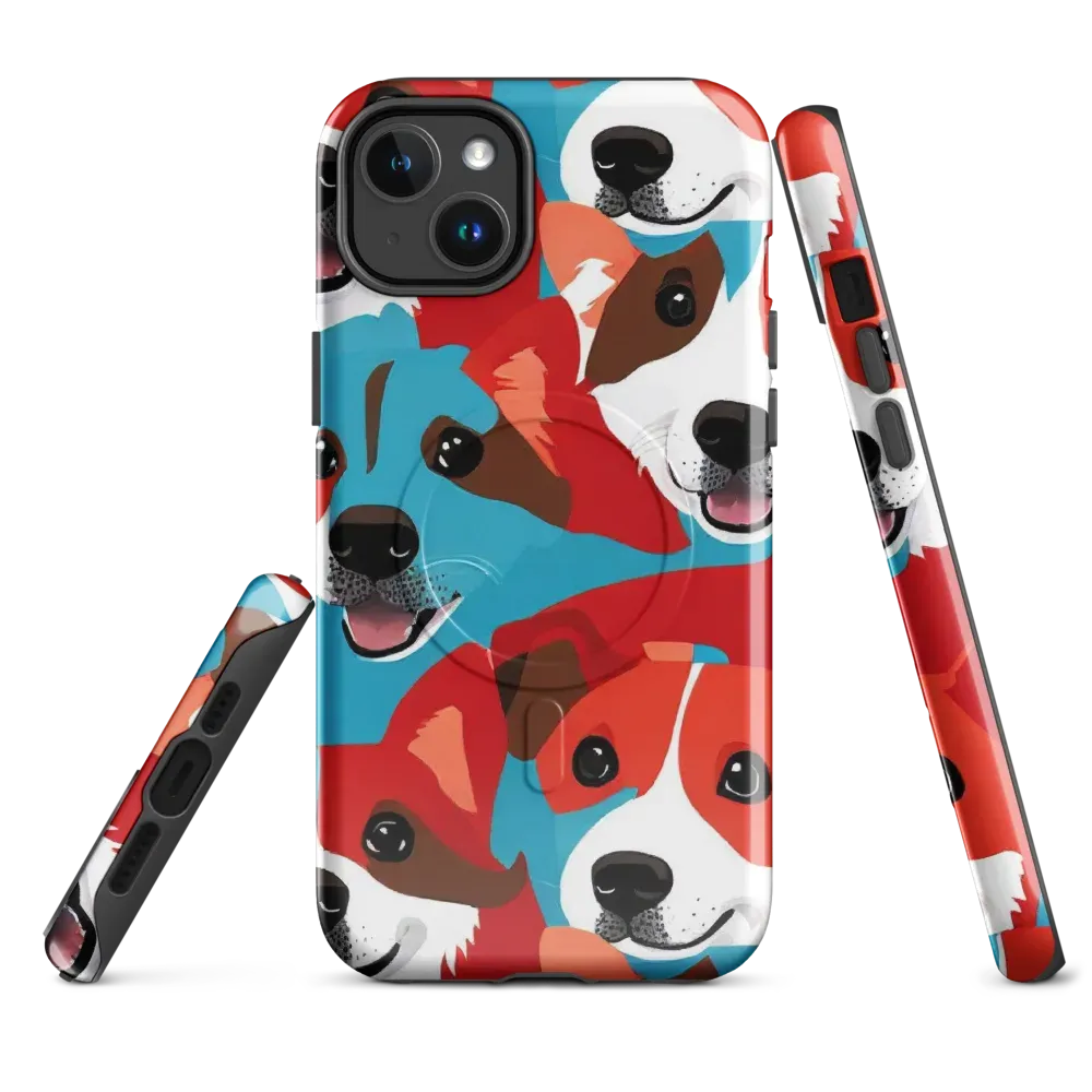 Pawsitive Color on MagSafe Tough Case for iPhone® — Front