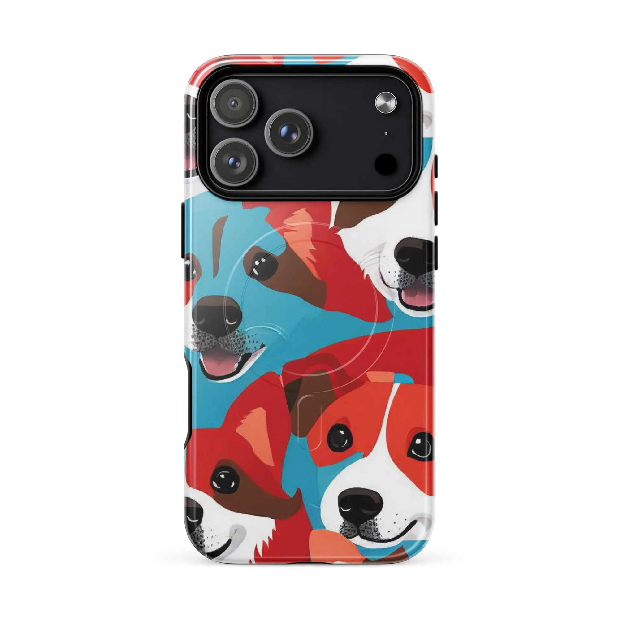 Pawsitive Color on MagSafe Tough Case for iPhone® — Front