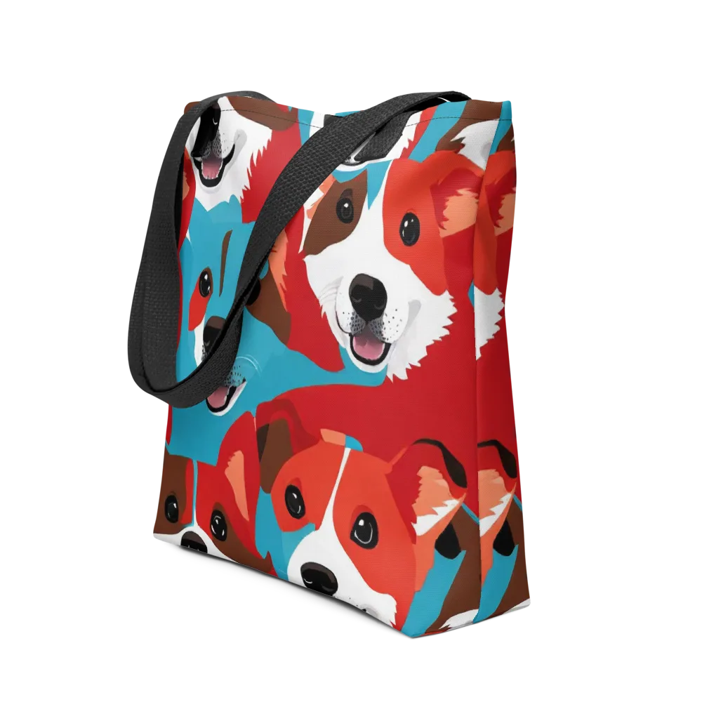 Pawsitive Color on Tote Bag — Front